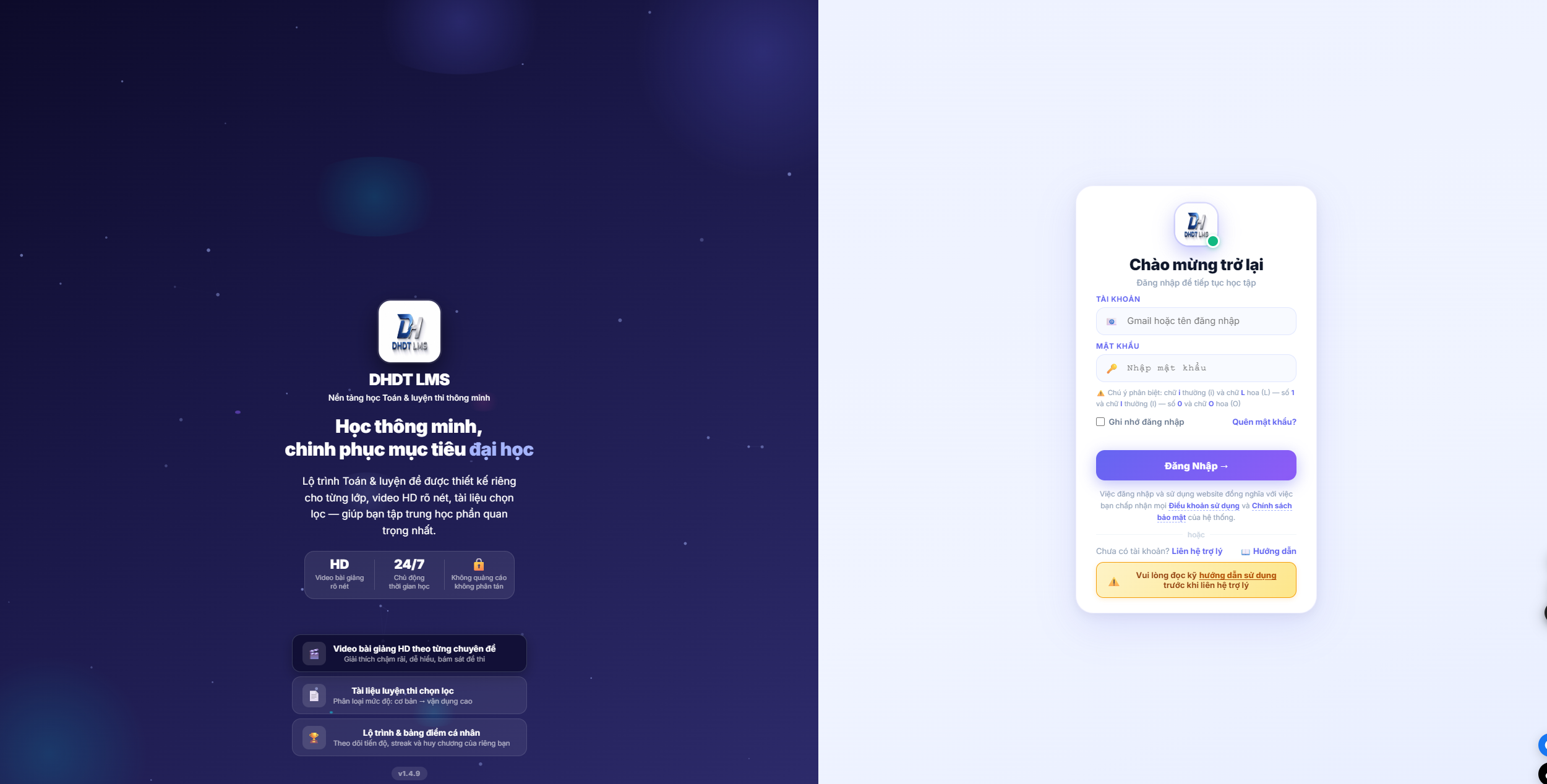 Duy Hoàng Dạy Toán LMS